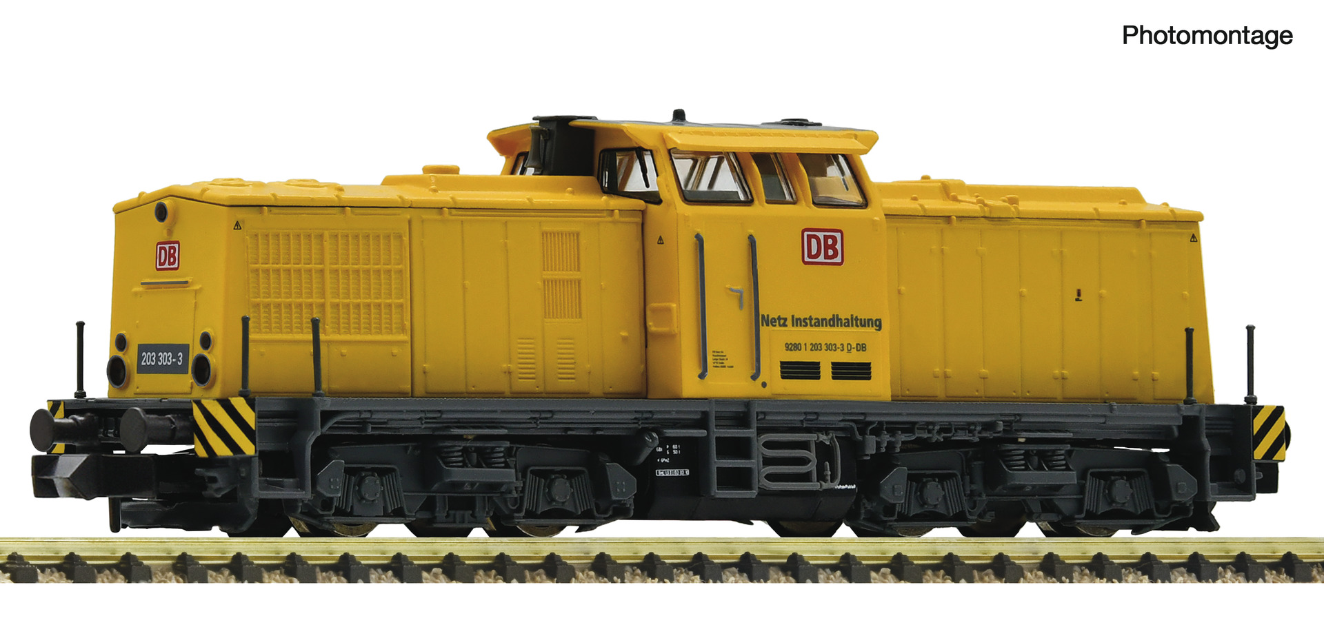 FLEISCHMANN 7360032 Spur N  Diesellok 203 303 DB Netz DC