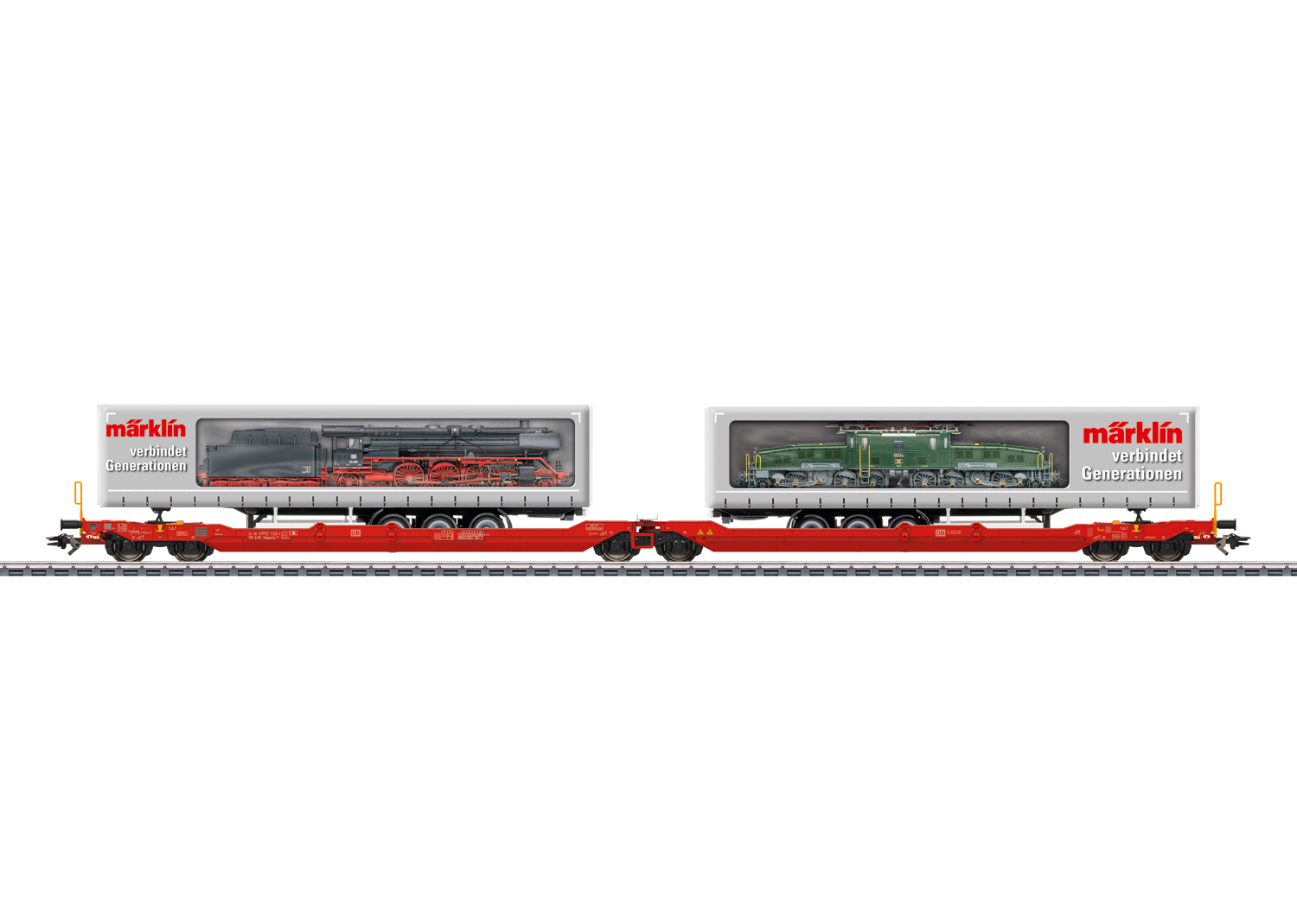 Märklin 47477 Spur H0  Doppel-Taschenwagen Sdggmrss 73149