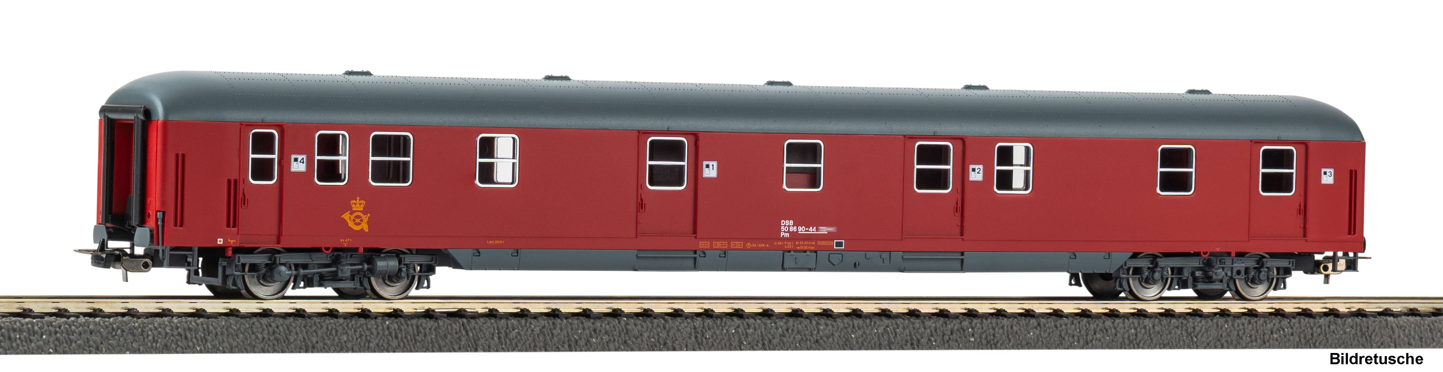 PIKO 53391 Spur H0  Postwagen PM DSB IV             66