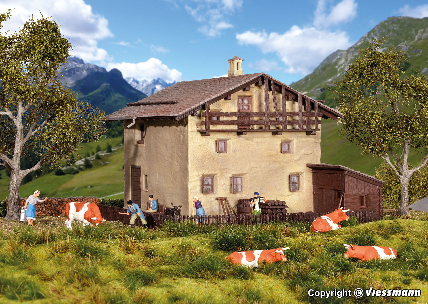 Kibri 38812 Spur H0 Berghaus Sils in Grevasalv     24,5