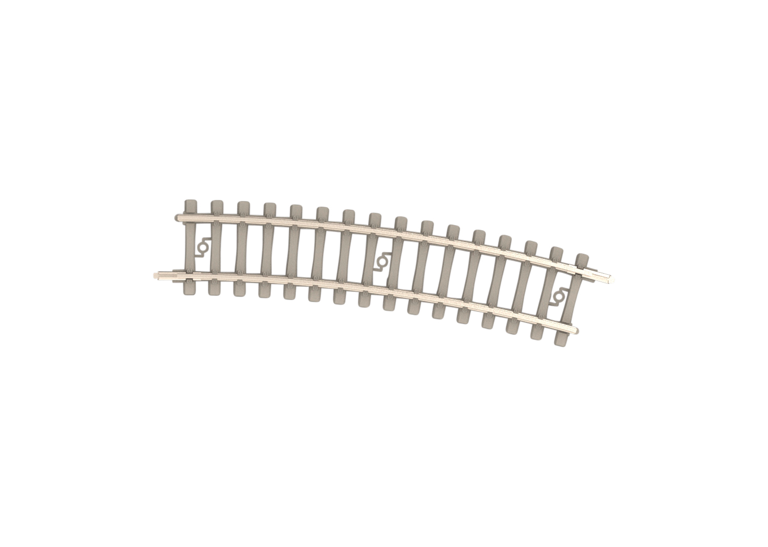 Minitrix 14511 Spur N Gebogenes Gleis mit Betonsch    2,79