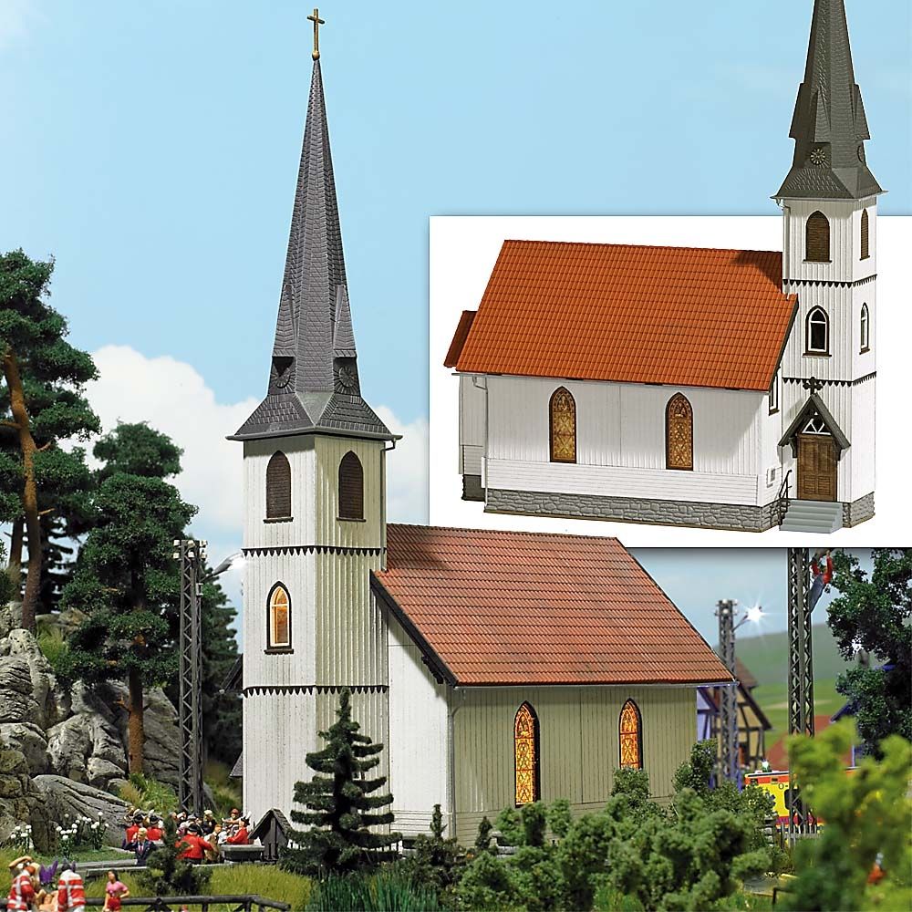 Busch 1430 Spur H0 Kirche »Elend« H0                  59,99