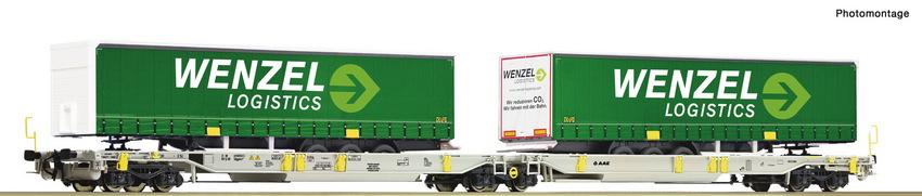 ROCO 77362 Spur H0  Doppeltwg.T2000 +  NHrr23 ey[UVP 119.90]