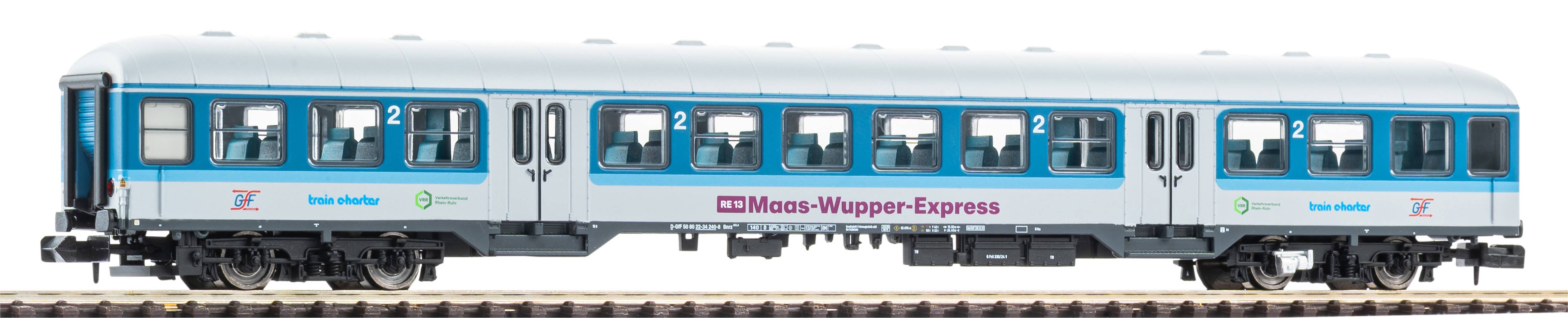 PIKO 40654 Spur N   N Personenwagen n-Wagen 2. Klass52,5