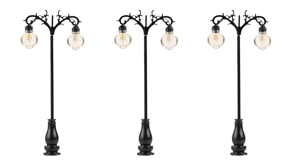 Faller 180115 Spur H0 LED-Laterne, Hängeleuchten, warmweiß,