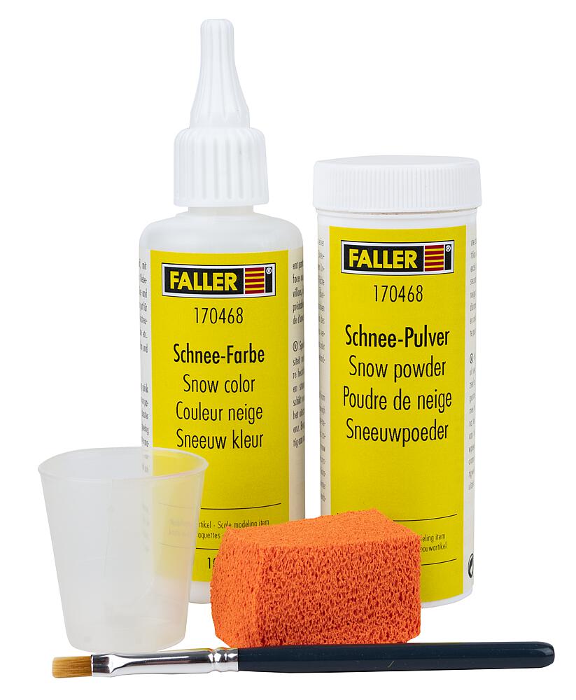 Faller 170468 Spuren H0, TT, N Schnee-Set          16,79