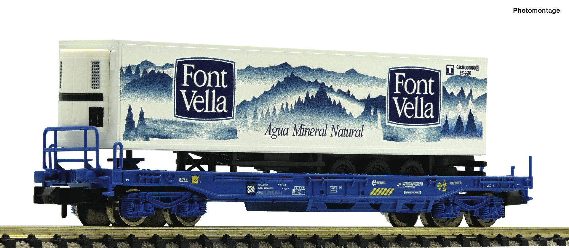 Fleischmann 845374 Spur N EH Taschenwagen Renfe Font Vella