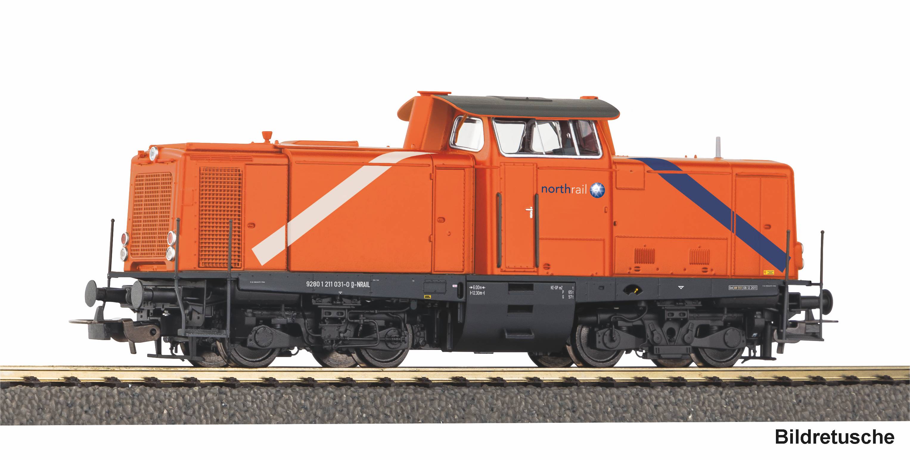 PIKO 52131 Spur H0  Sound-Diesellok BR 211 Northrail305