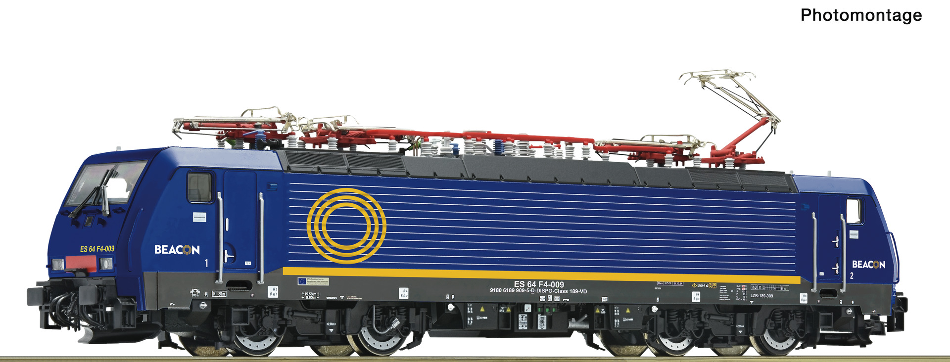ROCO 7520188 Spur H0 Elektrolokomotive 189 909-5 AC   349,9