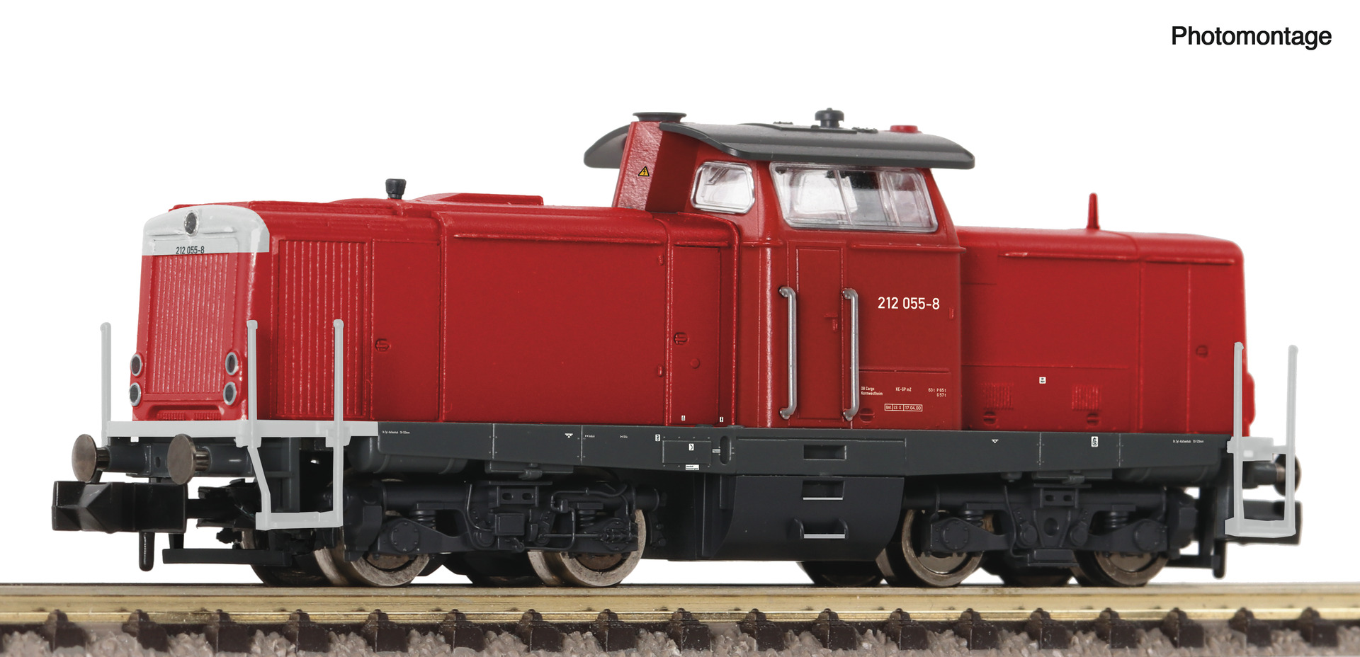 FLEISCHMANN 721211 Spur N  Diesellok BR212 vkrt.DBAG analog