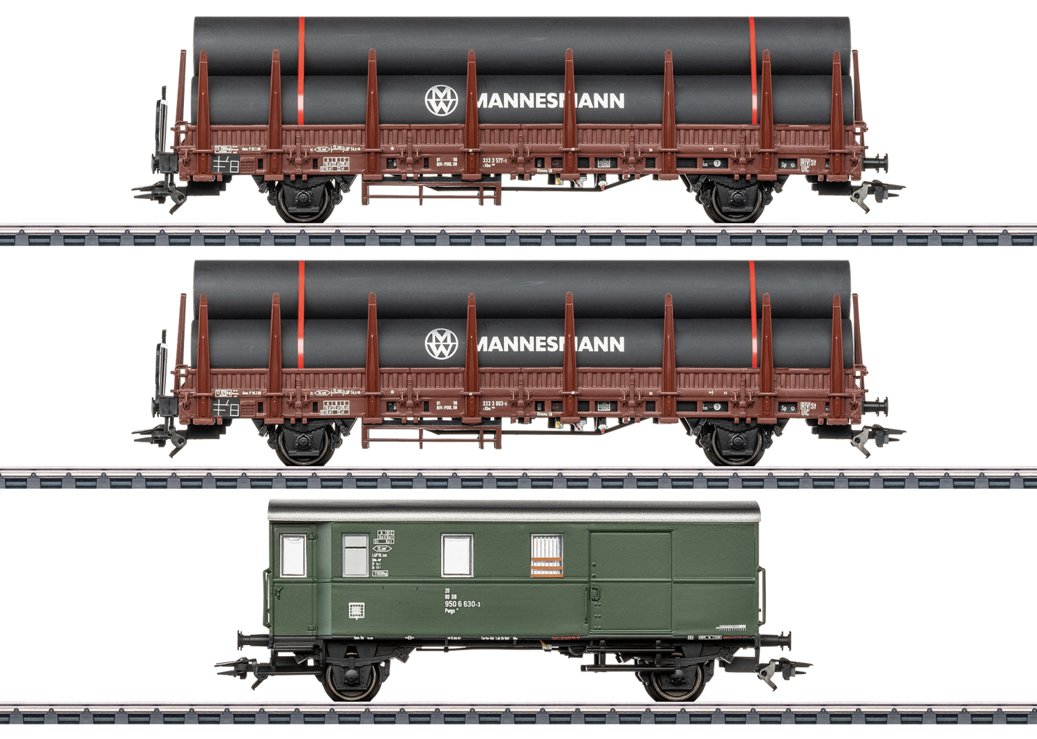 Märklin 46569 Spur H0 Rungenwagen-Set 2 DB            149