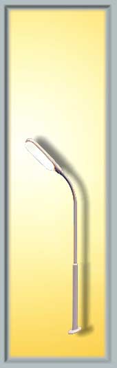 Viessmann 6490 Spur N Peitschenleuchte, LED weiß   14,5