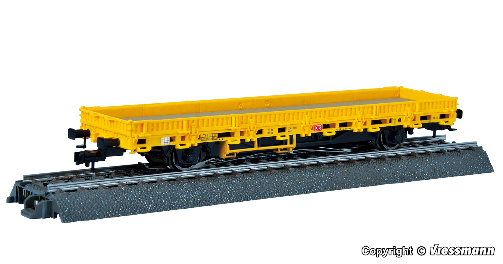 Viessmann 2316 Spur H0 Niederbordwagen gelb 3 L    320,95