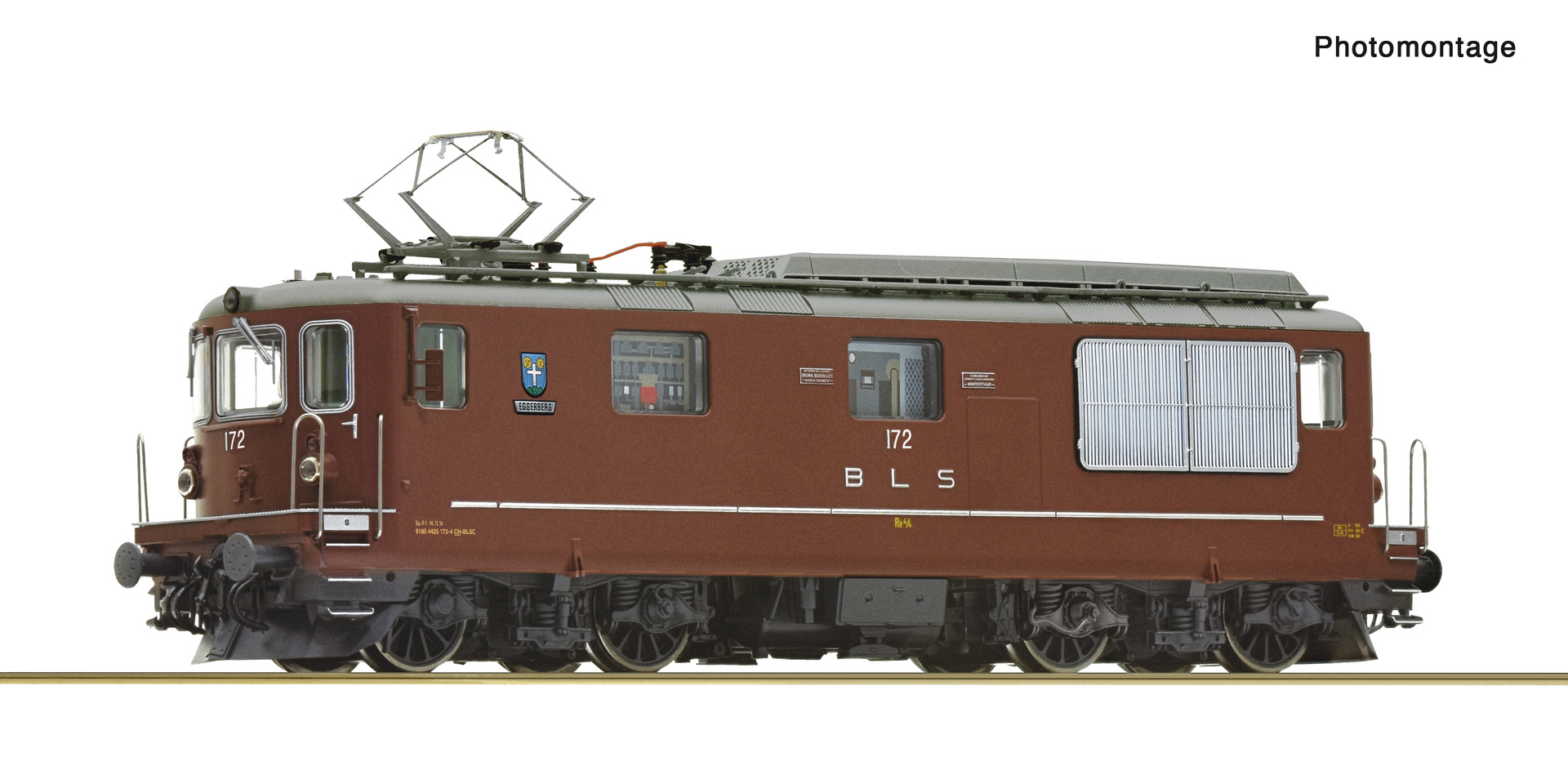 ROCO 7500159 Spur H0 Elektrolokomotive Re 4/4 172 DC  349,9
