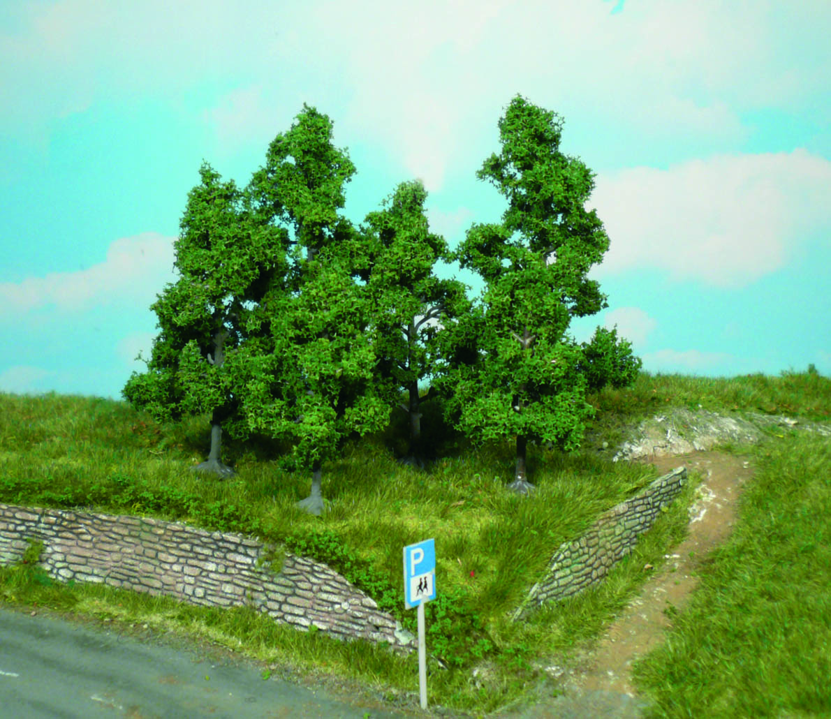 Heki 1933  5 Obstbäume 5 cm                         12,3