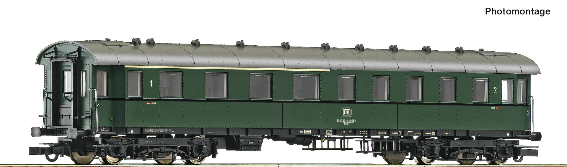 ROCO 74865 Schnellzugwag. 1./2.Kl. DB                 68,9