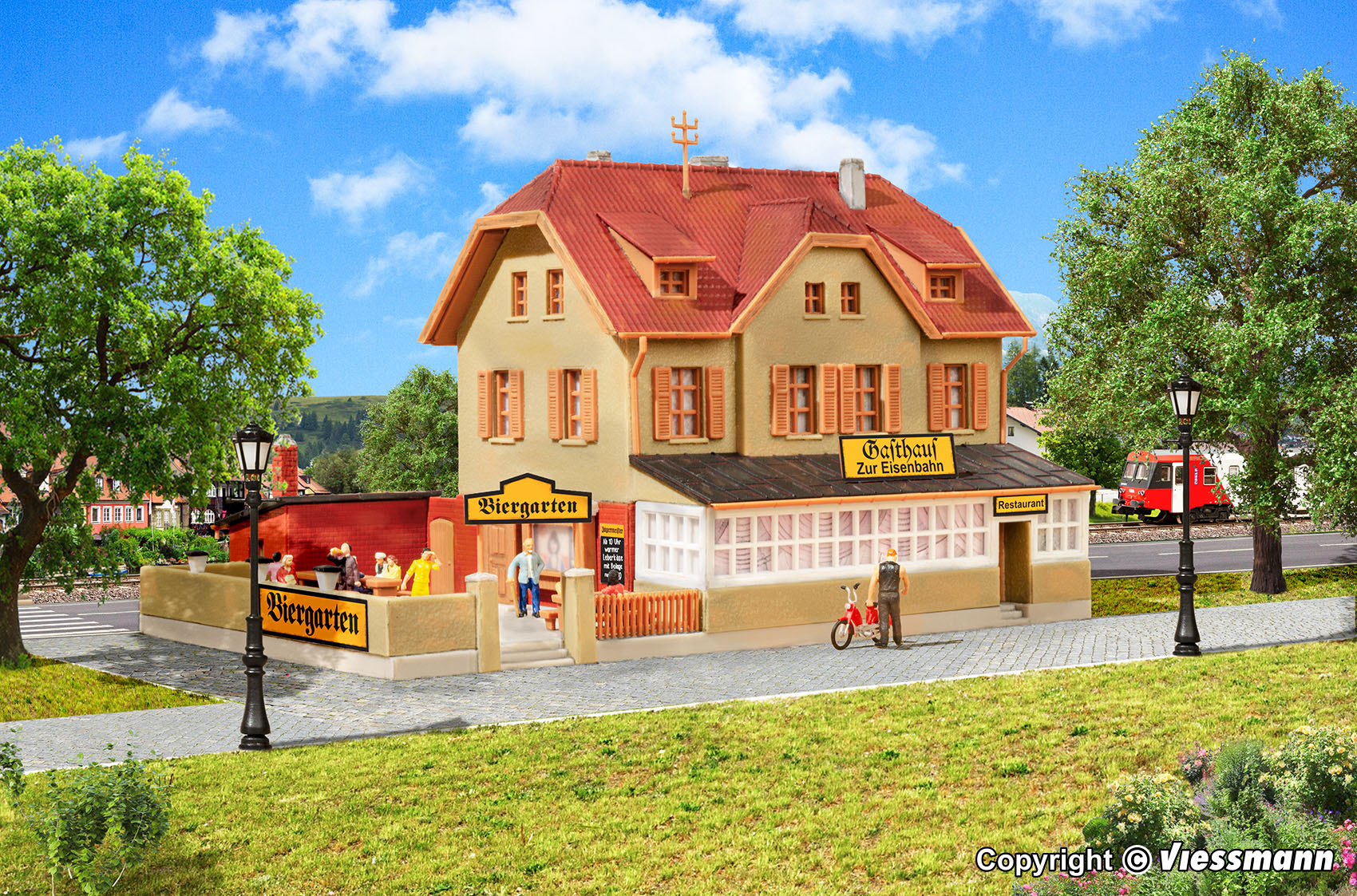 Kibri 37114 Spur N Gasthaus zur Eisenbahn mit      38,95