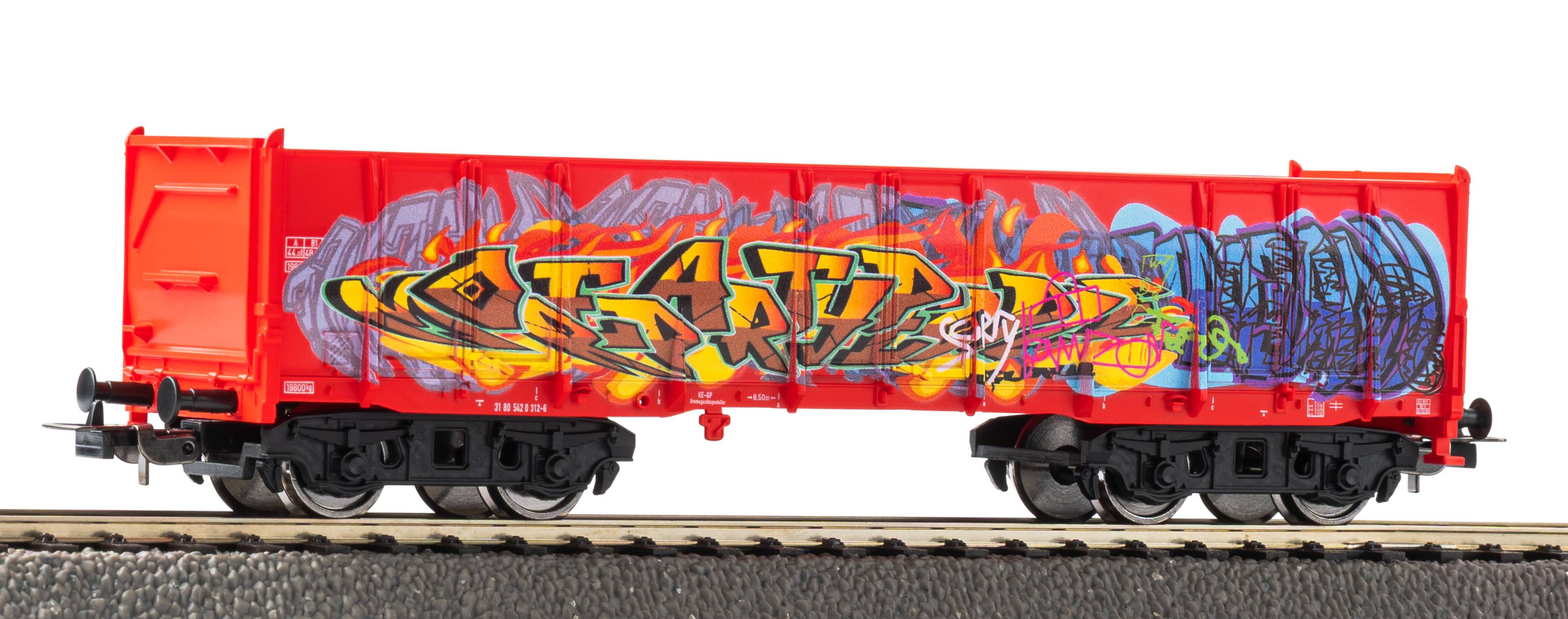 PIKO 55380 A-Gleis Startset Ergänzung mit Wagen+Gleisen