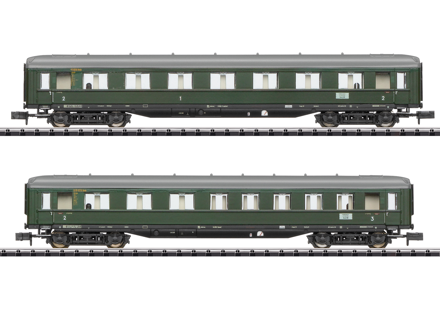 Minitrix 18287 Spur N Schnellzugwagen-Set 2 D 96      119