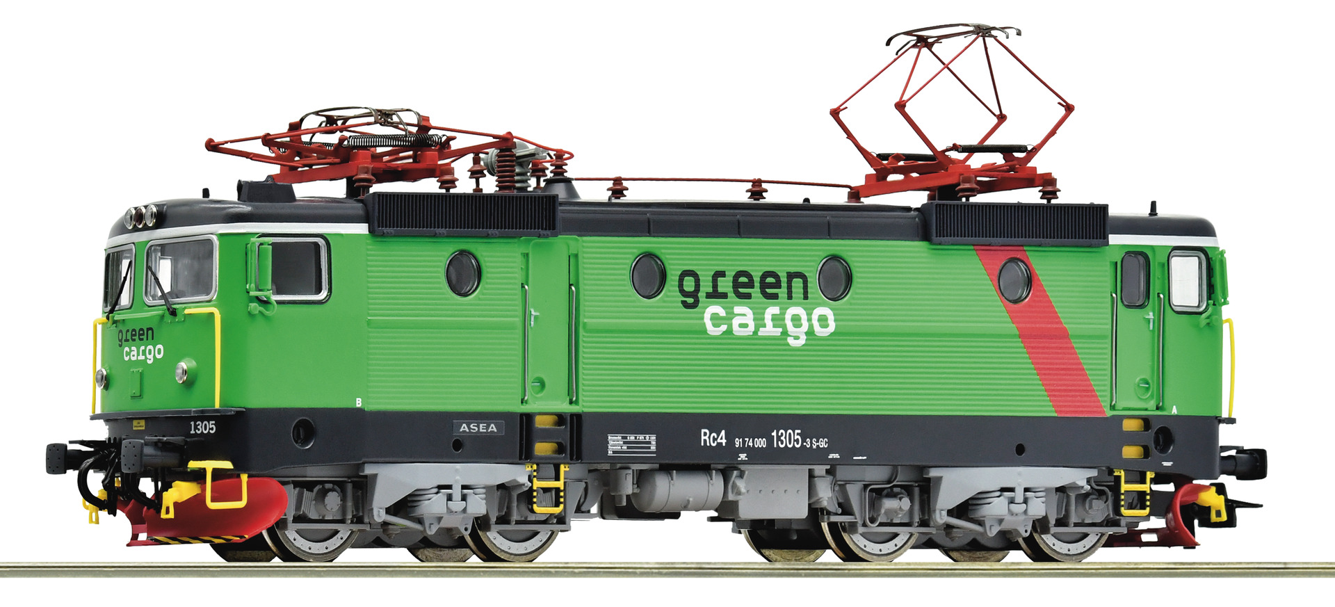 ROCO 7510007 Spur H0 E-Lok Rc4 Green Cargo DC-Sound DC399,9