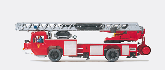 Spur H0 Magirus-Drehleiter, DLK 23-12            Preiser H0