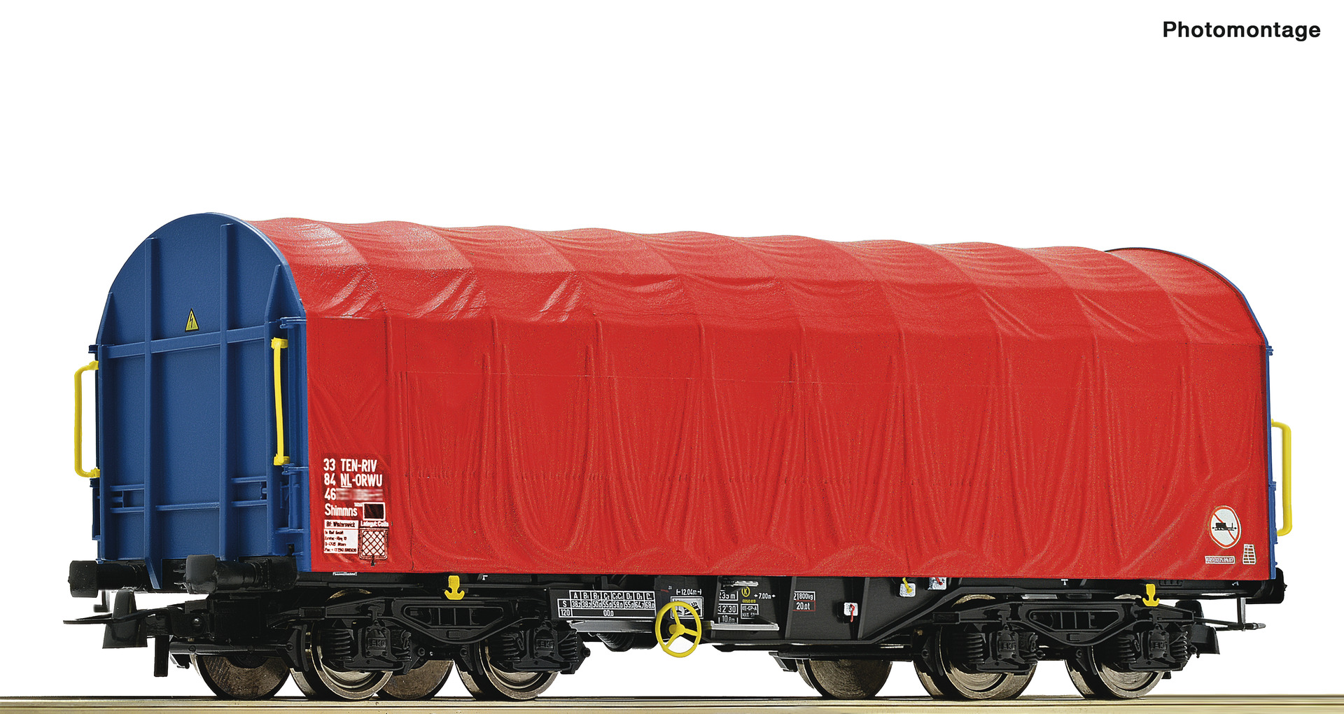 ROCO 6600085 Schiebeplanenwagen Onrail                 36,90
