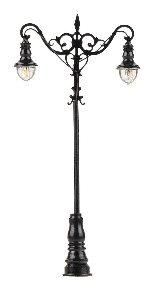 Faller 180206 Spur H0 LED-Laterne, Kugel-Hängeleuchten, kalt
