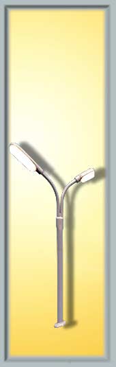 Viessmann 6495 Spur N Peitschenleuchte d. LED wei  18,5