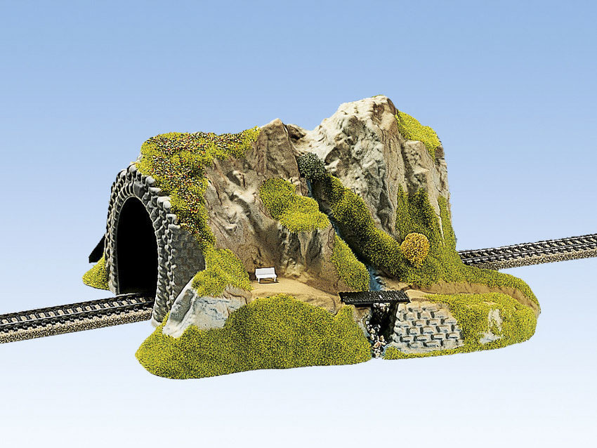 NOCH 02200 Spur  H0 Tunnel  1-gleisig, gerade, 34 x 28,99