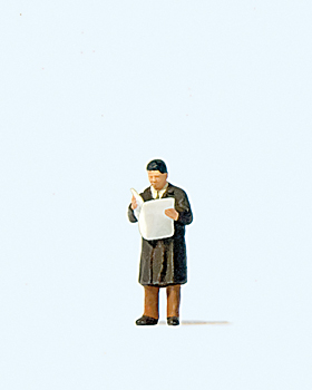 Spur H0 Zeitungsleser                            Preiser H0